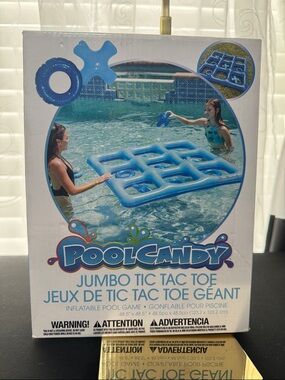 Jumbo Inflatable Tic Tac Toe - Blue